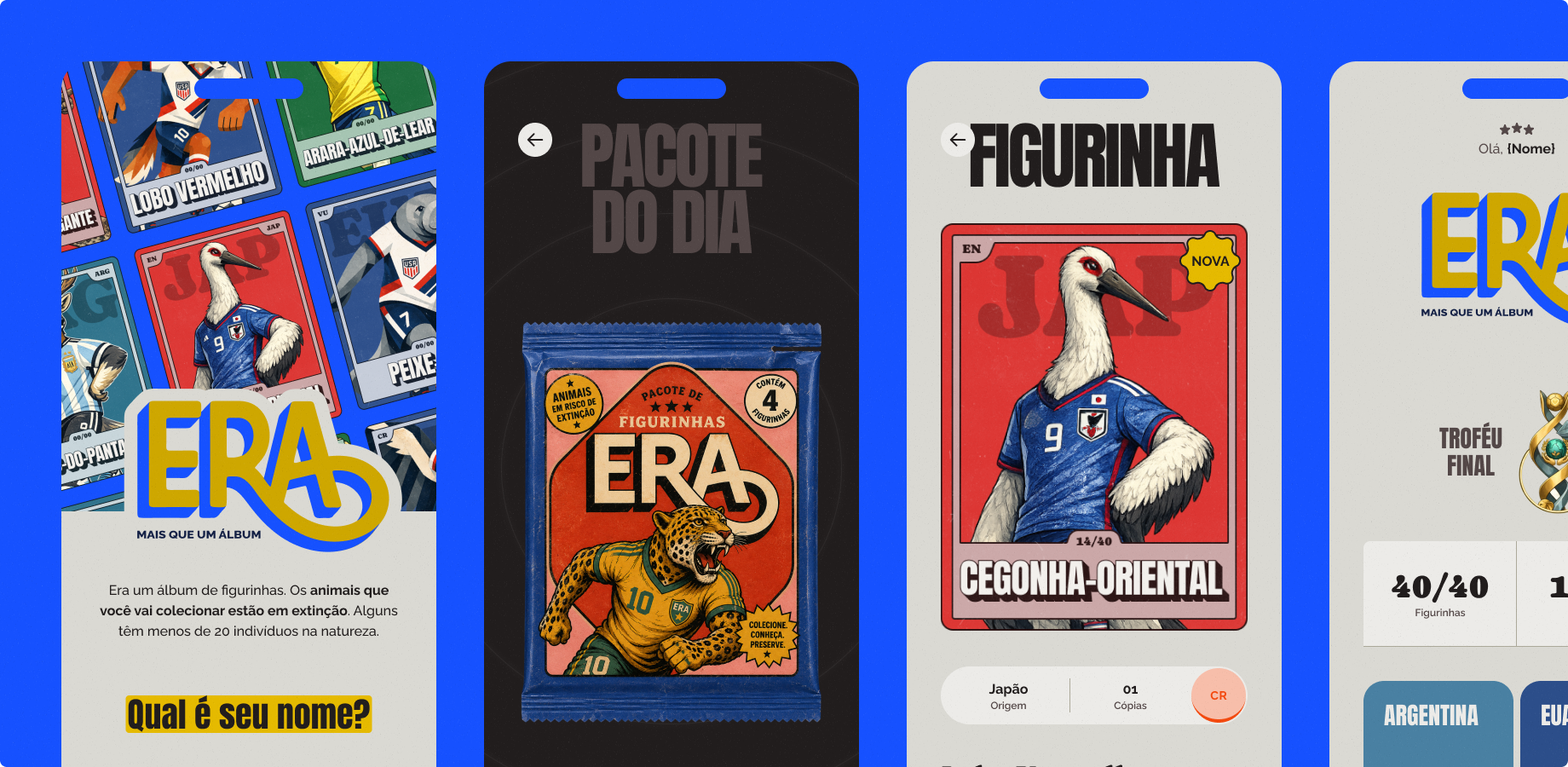 Era — álbum e figurinhas