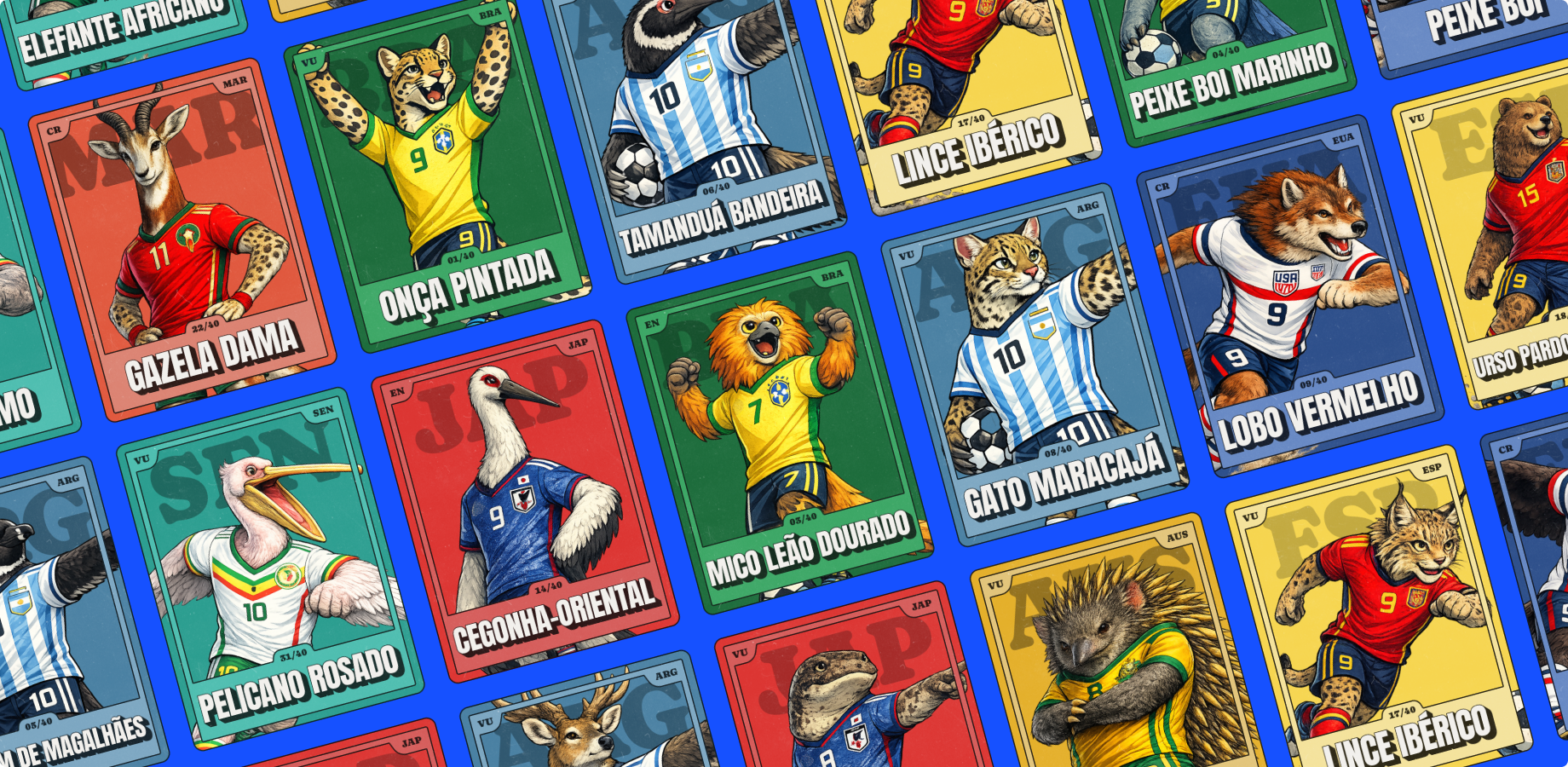 Era — coleção completa de figurinhas