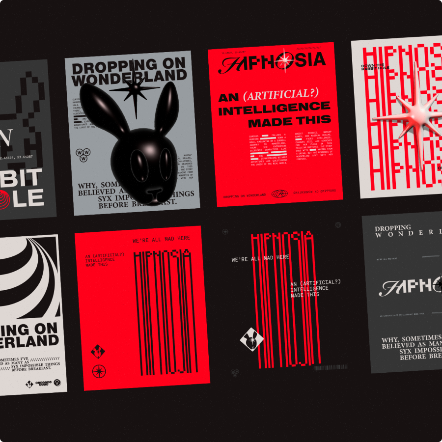 ID Hipnosia — materiais gráficos