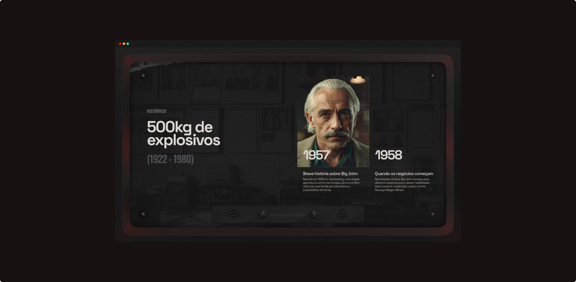 UI Hipnosia — vista expandida